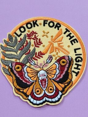 New Embroidered Iron On Patch Inspired By The Last Of Us "Look For The Light"